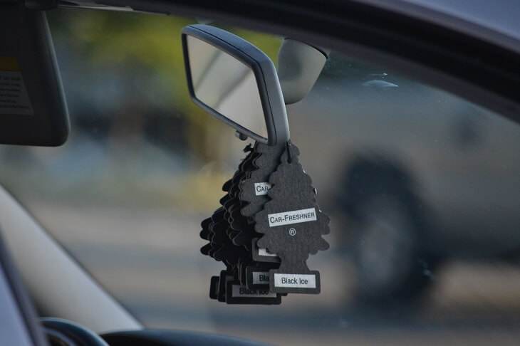 Cardboard car air fresheners