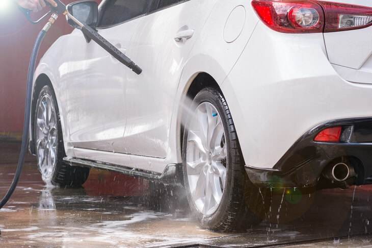 Rinse The Tires With Water