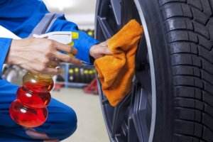 Shine the tire