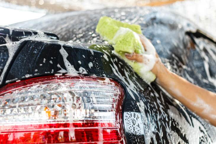 Wash the car
