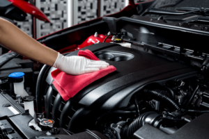 Dry engine bay