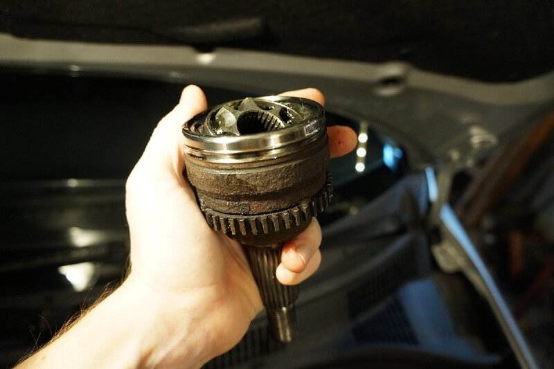 CV Joint with broken tone ring