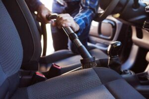 Now is the perfect time to vacuum the interior.